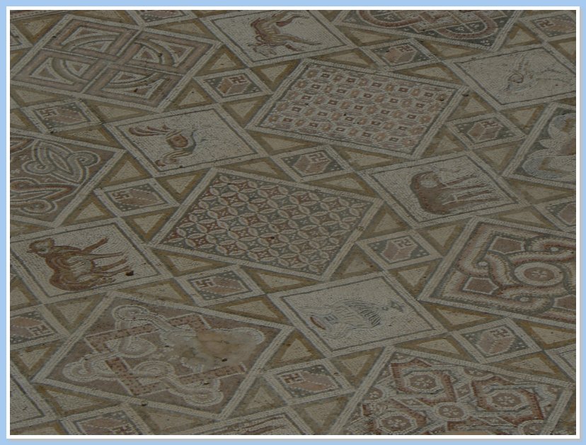  Jerash - mozaika zblzka