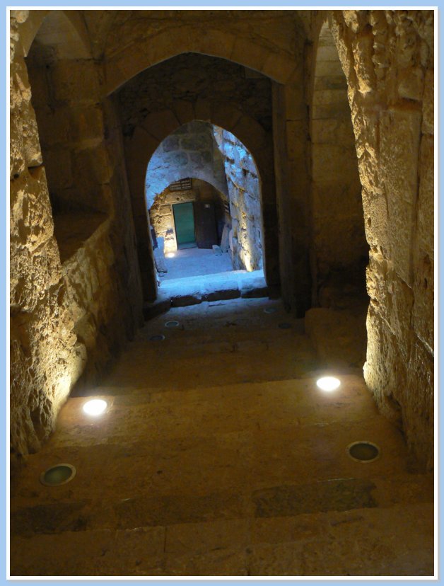 Ajloun - hradn chodba