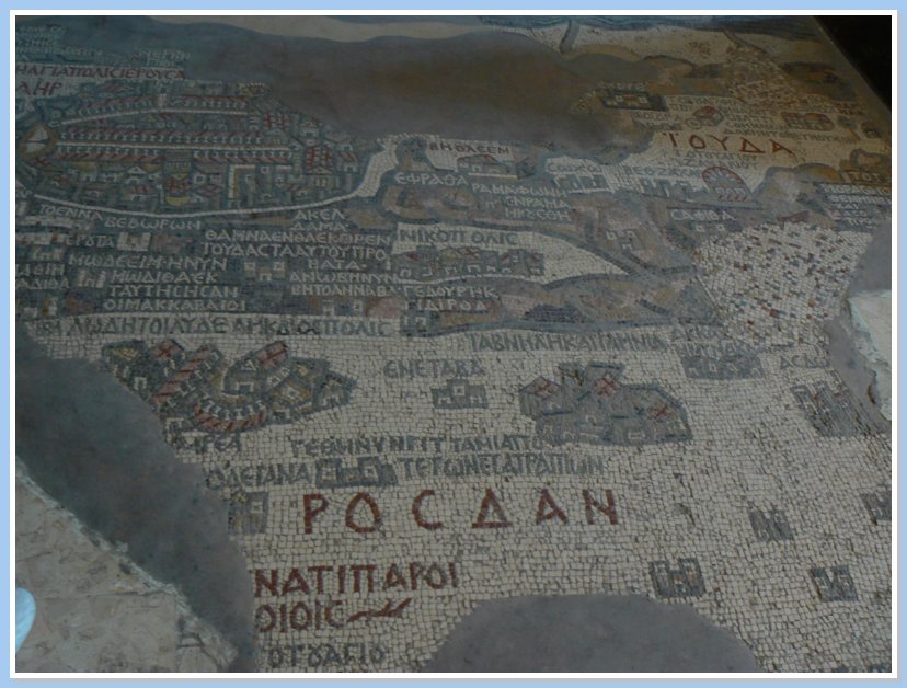 Madaba - Mozaikov mapa 
